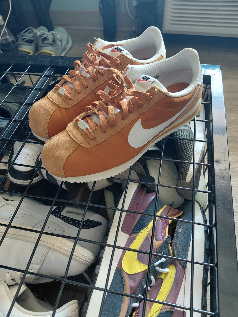 Nike Men’s Tan/White Retro Cortez Sneakers